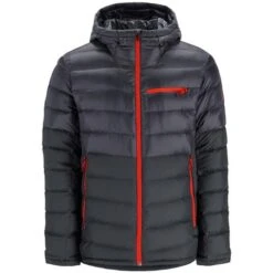 Spyder Timeless Hoodie Down Jacket - Men's -Ski Equipment Discounts fw23 spyder menstimelesshoodiedownjacket ebony 3