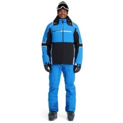 Spyder Titan GTX Jacket - Men's -Ski Equipment Discounts fw23 spyder menstitangtxjacket collegiateblack 3