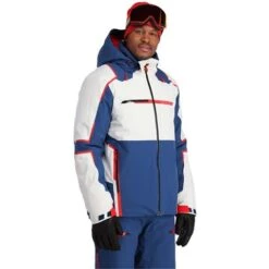 Spyder Titan GTX Jacket - Men's -Ski Equipment Discounts fw23 spyder menstitangtxjacket glacierabyss 1