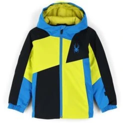 Spyder Ambush Jacket - Toddler 18 Spyder Ambush Jacket - Toddler -Ski Equipment Discounts fw23 spyder toddlerboysambushjacket citron