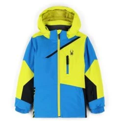 Spyder Challenger Jacket - Toddler Boy's -Ski Equipment Discounts fw23 spyder toddlerboyschallengerjacket collegiate
