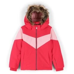Spyder Lola Jacket - Toddler Girl's -Ski Equipment Discounts fw23 spyder toddlergirlslolajacket cerise