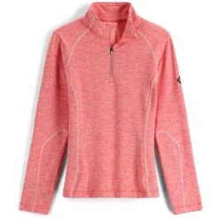 Spyder Accord Zip T-Neck - Women's -Ski Equipment Discounts fw23 spyder womensaccordziptneck tropic 2