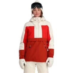 Spyder All Out Anorak - Women's -Ski Equipment Discounts fw23 spyder womensalloutanorak rooibostea 1