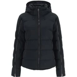 Spyder Falline GTX Infinium No Faux Fur Down Jacket - Women's 23 Spyder Falline GTX Infinium No Faux Fur Down Jacket - Women's -Ski Equipment Discounts fw23 spyder womensfallinegtxinfiniumnofauxfurdownjacket black 4