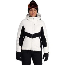 Spyder Haven GTX Infinium Jacket - Women's -Ski Equipment Discounts fw23 spyder womenshavengtxinfiniumjacket white 1