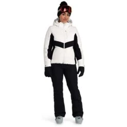 Spyder Haven GTX Infinium Jacket - Women's -Ski Equipment Discounts fw23 spyder womenshavengtxinfiniumjacket white 3