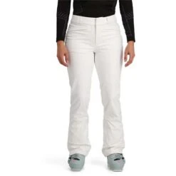 Spyder Orb Softshell Pant - Women's -Ski Equipment Discounts fw23 spyder womensorbsoftshellpant white 1