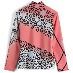 Spyder Sabrina Zip T-Neck - Women's -Ski Equipment Discounts fw23 spyder womenssabrinaziptneck tropic 2