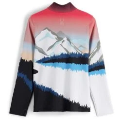 Spyder Sundowner Zip T-Neck - Women's -Ski Equipment Discounts fw23 spyder womenssundownerziptneck tropic 2