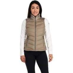Spyder Timeless Down Vest - Women's -Ski Equipment Discounts fw23 spyder womenstimelessdownvest cashmere 1