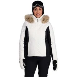 Spyder Vida GTX Jacket - Women's -Ski Equipment Discounts fw23 spyder womensvidagtxjacket white 1