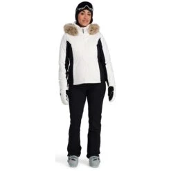 Spyder Vida GTX Jacket - Women's -Ski Equipment Discounts fw23 spyder womensvidagtxjacket white 3