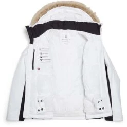Spyder Vida GTX Jacket - Women's -Ski Equipment Discounts fw23 spyder womensvidagtxjacket white 5
