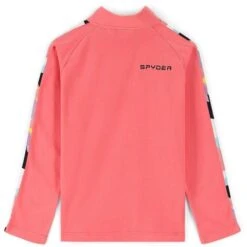 Spyder Speed Fleece Zip T-Neck - Youth -Ski Equipment Discounts fw23 spyder youthspeedfleeceziptneck tropic 2