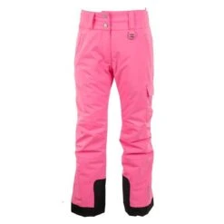 Sunice Zoe Pant - Girl's -Ski Equipment Discounts fw23 sunice girlszoepant neonpink 1
