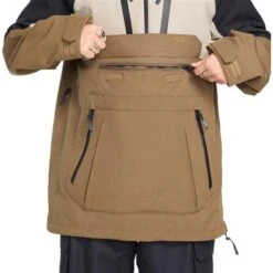 Volcom Brighton Pullover - Men's 14 Volcom Brighton Pullover - Men's -Ski Equipment Discounts fw23 volcom mensbrightonpullover darkkhaki 5