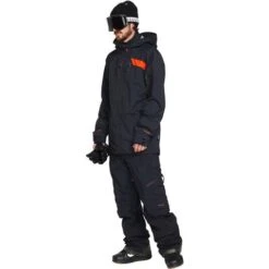 Volcom Guch Stretch Gore Jacket - Men's -Ski Equipment Discounts fw23 volcom mensguchstretchgorejacket black 3