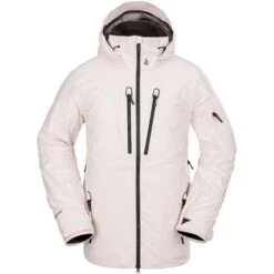 Volcom Guch Stretch Gore Jacket - Men's -Ski Equipment Discounts fw23 volcom mensguchstretchgorejacket partypink 1