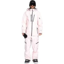 Volcom Guch Stretch Gore Jacket - Men's -Ski Equipment Discounts fw23 volcom mensguchstretchgorejacket partypink 3
