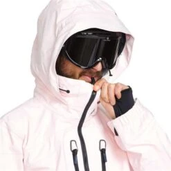 Volcom Guch Stretch Gore Jacket - Men's -Ski Equipment Discounts fw23 volcom mensguchstretchgorejacket partypink 5