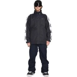 Volcom Iconic Stone Ins Jacket - Men's -Ski Equipment Discounts fw23 volcom mensiconicstoneinsulatedjacket black 3