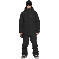 Volcom L Ins Gore-Tex Jacket - Men's -Ski Equipment Discounts fw23 volcom menslinsulatedgoretexjacket black 3