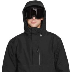 Volcom L Ins Gore-Tex Jacket - Men's -Ski Equipment Discounts fw23 volcom menslinsulatedgoretexjacket black 4