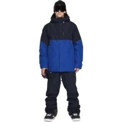 Volcom L Ins Gore-Tex Jacket - Men's -Ski Equipment Discounts fw23 volcom menslinsulatedgoretexjacket darkblue 3