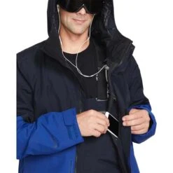 Volcom L Ins Gore-Tex Jacket - Men's -Ski Equipment Discounts fw23 volcom menslinsulatedgoretexjacket darkblue 6