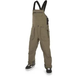 Volcom Rain Gore-Tex Bib Overall - Men's -Ski Equipment Discounts fw23 volcom mensraingoretexbiboverall darkteak 1