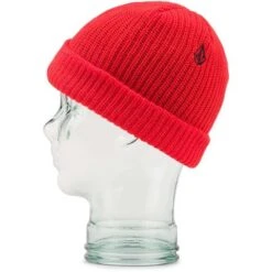 Volcom Sweep Lined Beanie -Ski Equipment Discounts fw23 volcom sweeplinedbeanie orangeshock