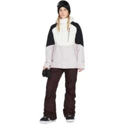 Volcom Aris Ins Gore Jacket - Women's 11 Volcom Aris Ins Gore Jacket - Women's -Ski Equipment Discounts fw23 volcom womensarisinsulatedgorejacket amethystsmoke 3