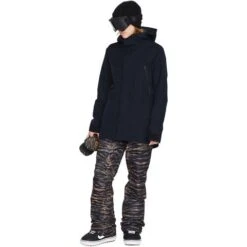 Volcom Shadow Ins Jacket - Women's -Ski Equipment Discounts fw23 volcom womenssherwininsulatedjacket black 3