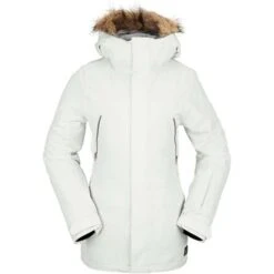 Volcom Shadow Ins Jacket - Women's -Ski Equipment Discounts fw23 volcom womenssherwininsulatedjacket offwhite 1