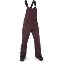 Volcom Swift Bib Overall - Women's -Ski Equipment Discounts fw23 volcom womensswiftbiboverall blackplum 1