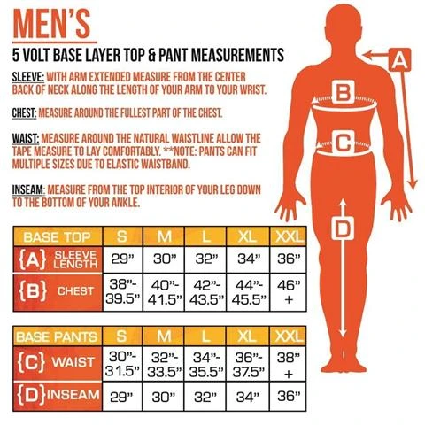 Mens Heated Base Layer Top 7 Mens Heated Base Layer Top - Image 5