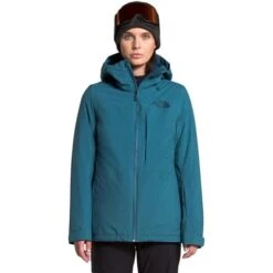 Women The North Face ThermoBall ECO Snow Triclimate Jacket - NF0A4R18 -Ski Equipment Discounts nf0a4r18 shc front