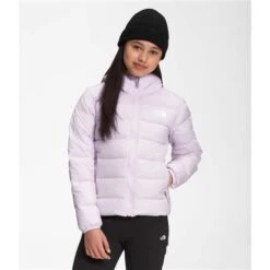 The North Face Reversible North Down Hooded Jacket - Girl's -Ski Equipment Discounts nf0a7woy 6s1 03 22 23