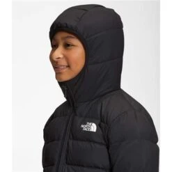 The North Face Reversible North Down Hooded Jacket - Girl's -Ski Equipment Discounts nf0a7woy jk3 03 22 23