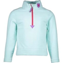 Obermeyer Ultra Gear Zip Top -Ski Equipment Discounts obermeyer ultra gear zip top youth front sea glass