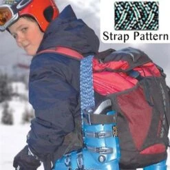 Fast Strap Spring Loaded Ski Boot Strap -Ski Equipment Discounts peacock fast strap spring loaded ski boot strap 32354