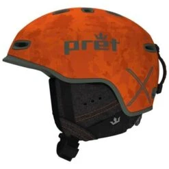 Pret Cynic X2 Helmet -Ski Equipment Discounts pret cynicx2 orangestorm side main 2223fw