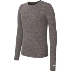 Terramar Thermolator Crew - Youth -Ski Equipment Discounts terramar thermolator crew youth grey melange