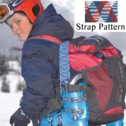 Fast Strap Spring Loaded Ski Boot Strap -Ski Equipment Discounts us flag fast strap spring loaded ski boot strap 33677