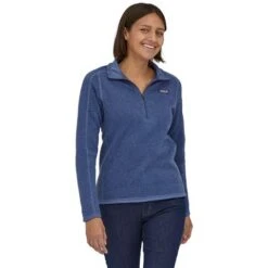 Patagonia Better Sweater 1/4 Zip - Women's -Ski Equipment Discounts wbf2223 25618 cubl kr1