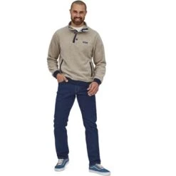 Patagonia Shearling Button P/O - Men's (26140) 21 Patagonia Shearling Button P/O - Men's (26140) -Ski Equipment Discounts wbf2223 26140 nat vr3