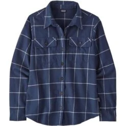 Patagonia L/S Organic Cotton Midweight Fjord Flannel Shirt - Women's (42405) -Ski Equipment Discounts wbf2223 42405 wlne