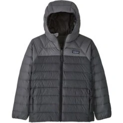 Patagonia Kid's Reversible Down Sweater Hoody With NetPlus - 68640 -Ski Equipment Discounts wbf2223 68640 inbk to