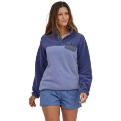 Patagonia Lightweight Synchilla Snap-T Pullover - Women's -Ski Equipment Discounts wbs2223 25455 lcub nl1